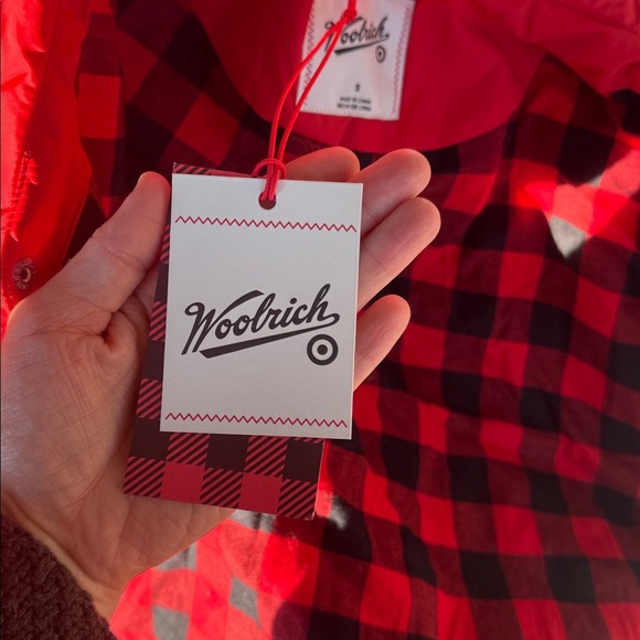 Woolrich x Target Red Buffalo Check Western Jacket Unisex Small - Picture 5 of 6
